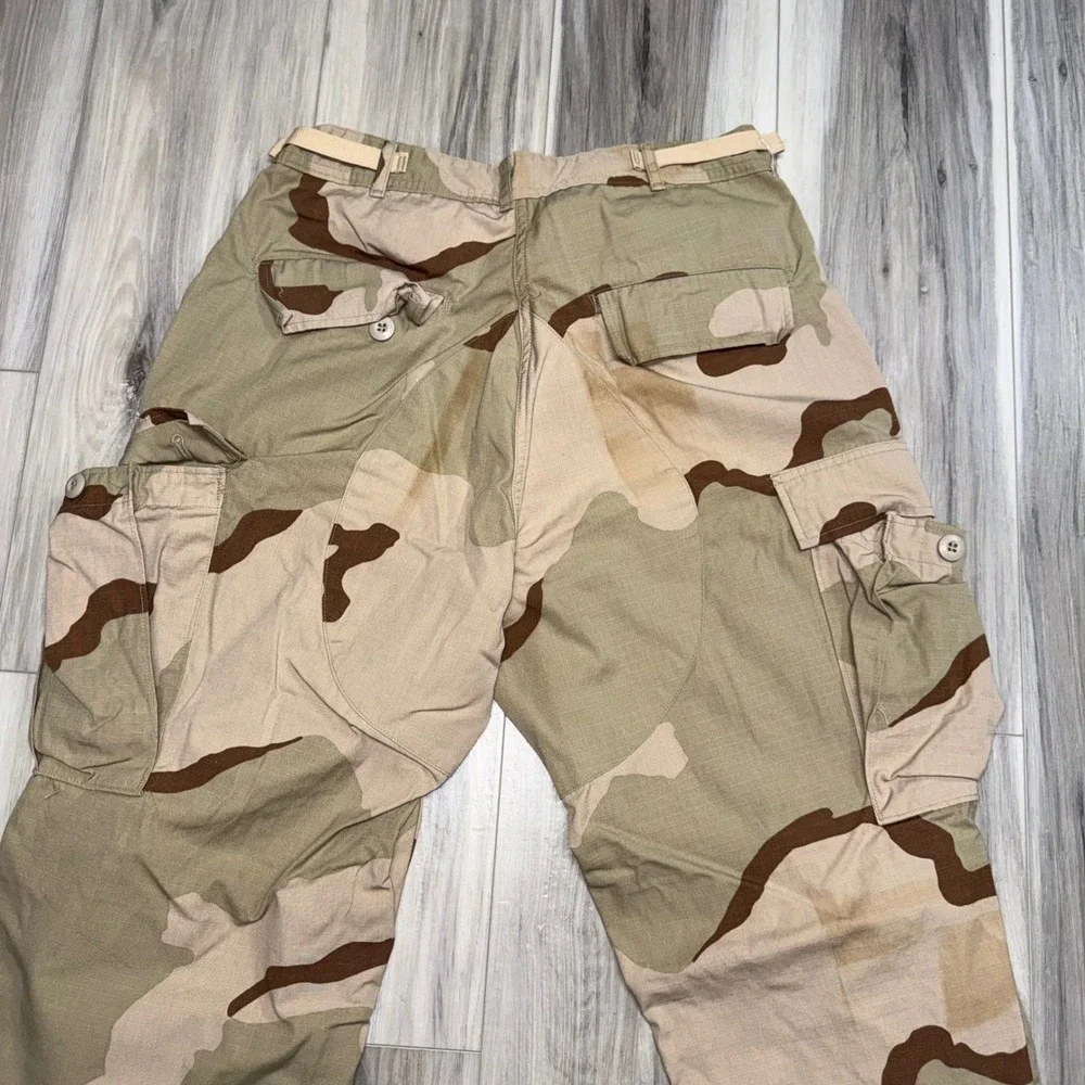 2X USGI 3 Color Desert Camo Combat Pants Medium Long Ripstop 8415-01-327-5336